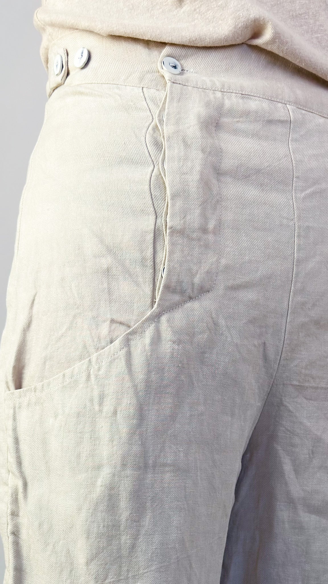 Sula Hem Trousers Cream