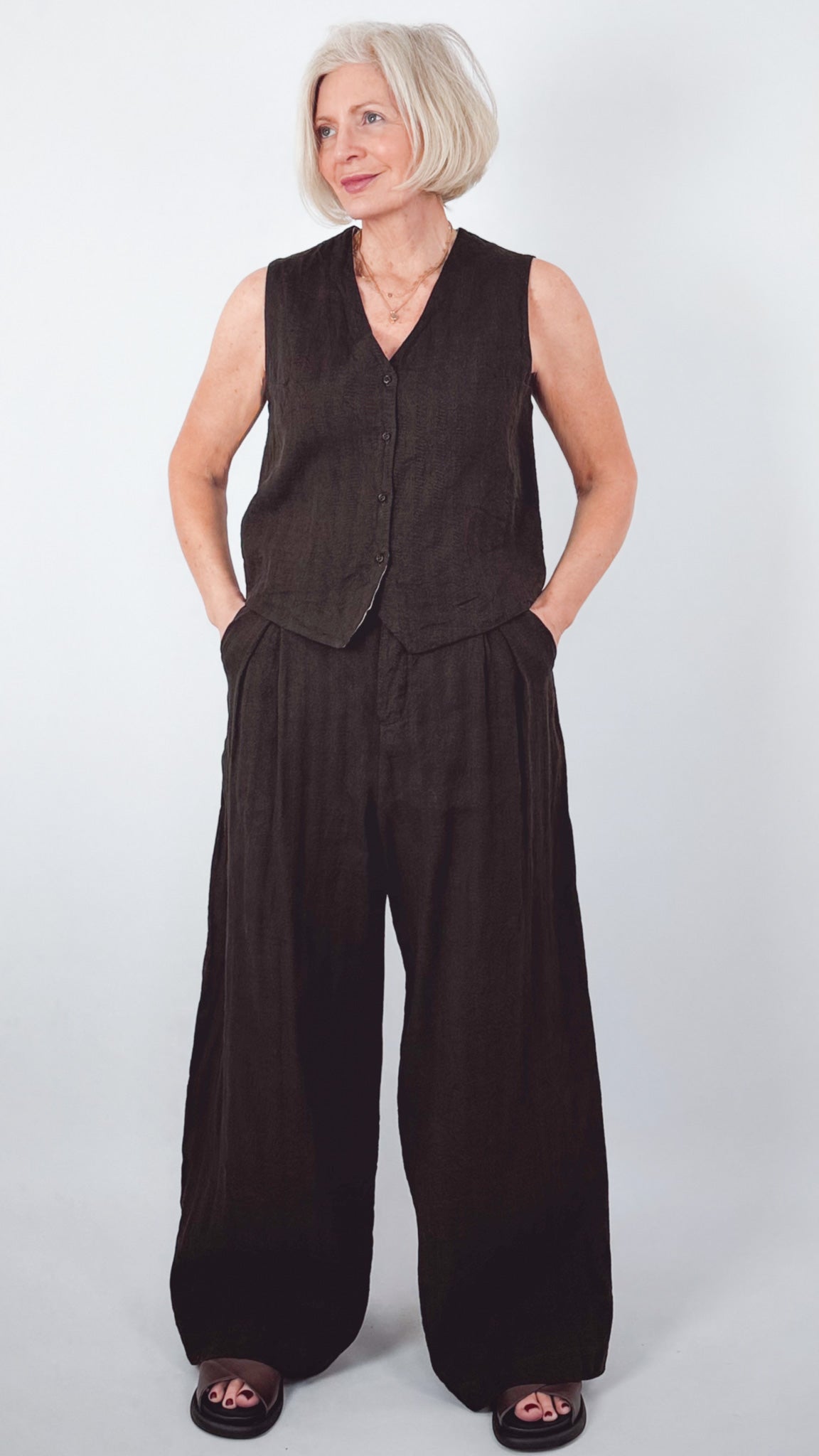 Elsa Esturgie Palace Trousers Brown