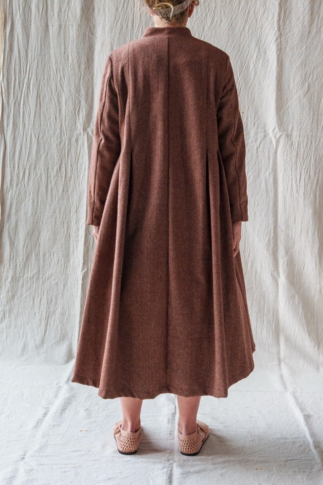Les Ours Mae Coat Chevron PRE-ORDER