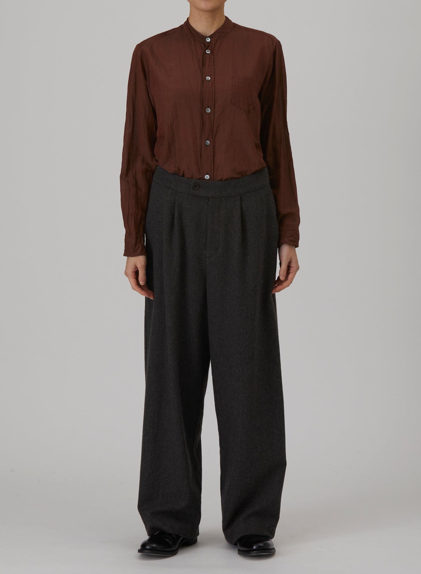 Pas De Calais 8750 Tweed Trousers Brown PRE-ORDER