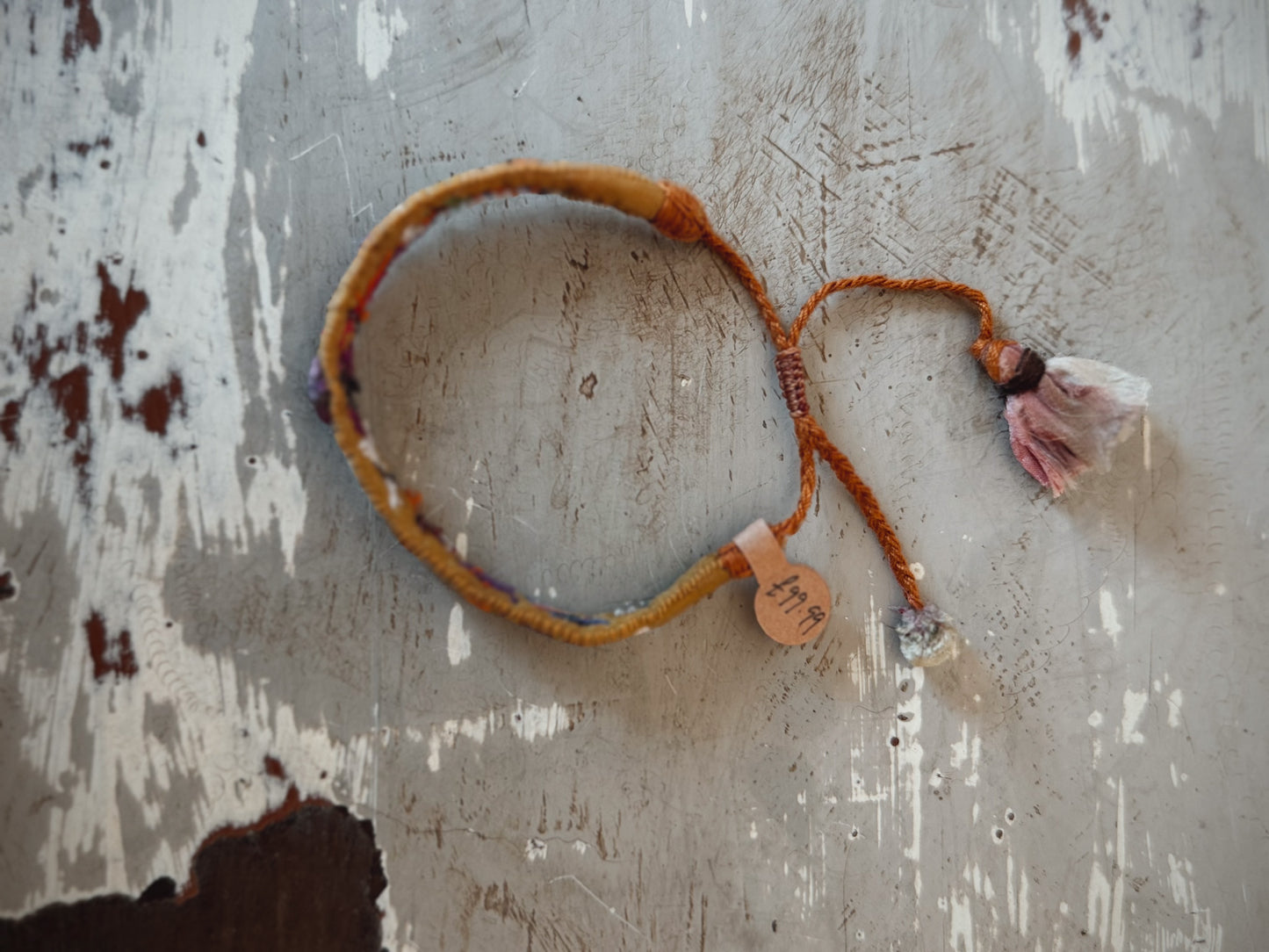 Antomoon Embroidered Silk Bracelet No.5