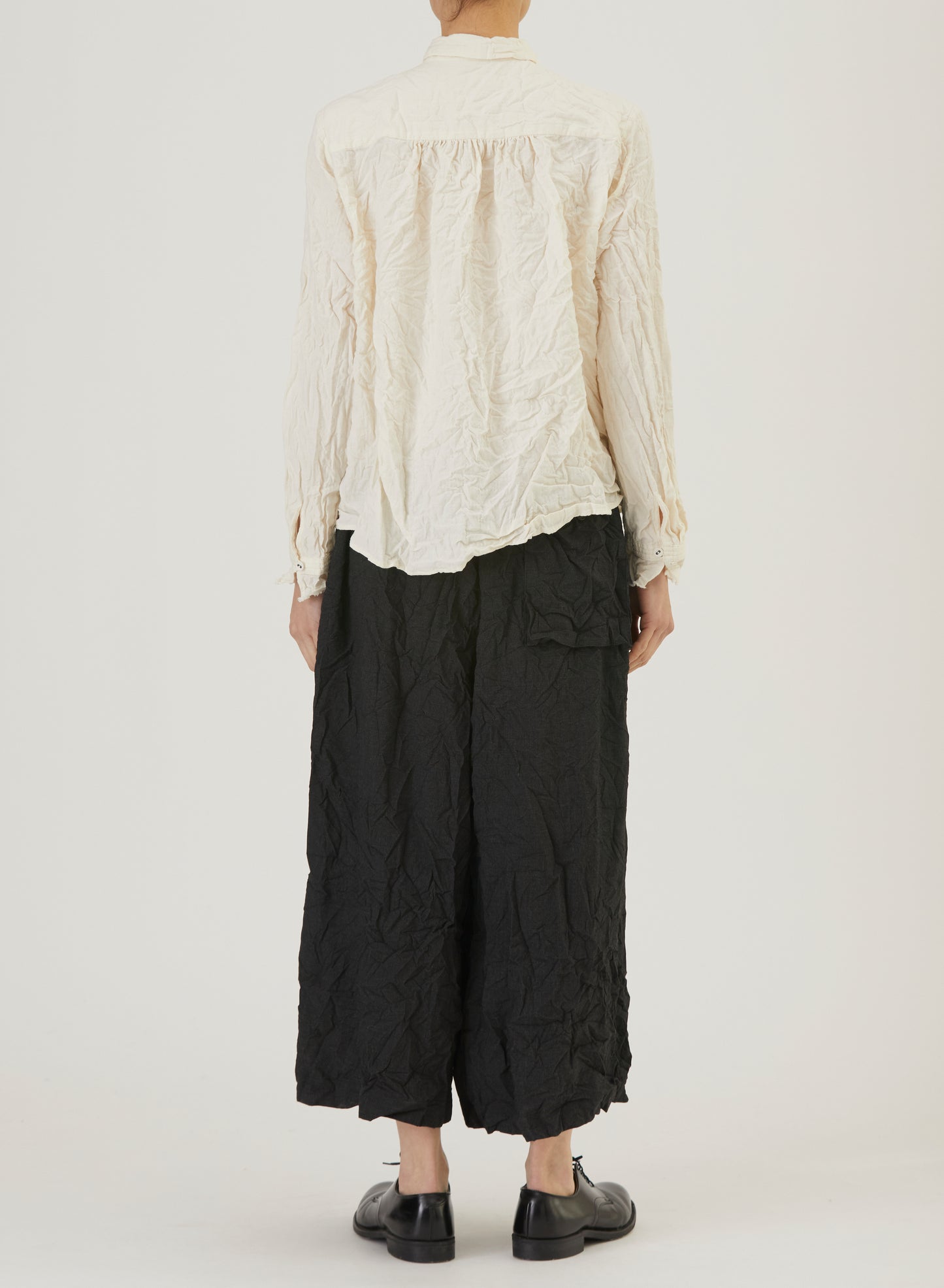 Pas De Calais 6850 Pin-Tuck Blouse Ivory PRE-ORDER